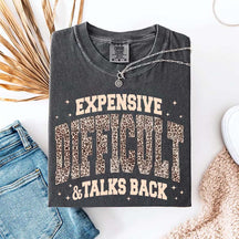 Expensive Difficult & Talks Back Leopard Print T-Shirt
