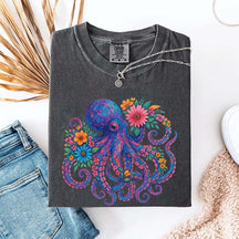 Octopus Floral T-Shirt