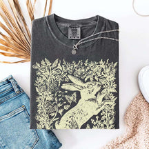 Cottagecore Rabbit Woodland Aesthetic T-Shirt