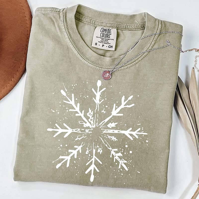 Winter Snowflake Holiday T-Shirt