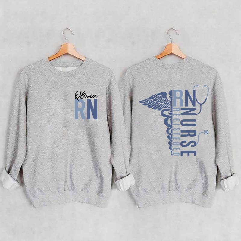 Personalized Registered Nurse Sweatshirt