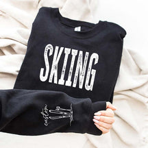 Personalized Skiing Adult Trip Sweatshirt