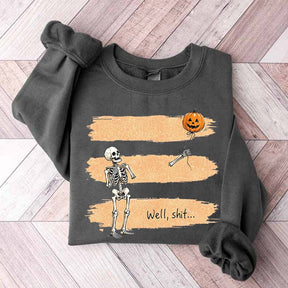 Funny Skeleton Lost Balloon Sweatshirt