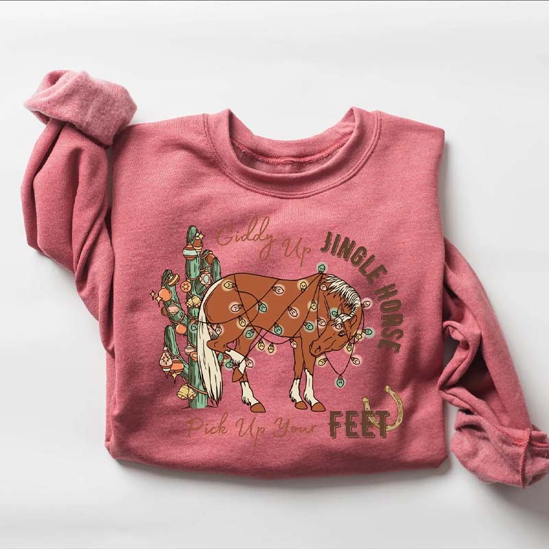 Jingle Horse Christmas Sweatshirt