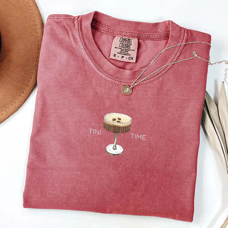 Espresso Martini Tini Time T-Shirt