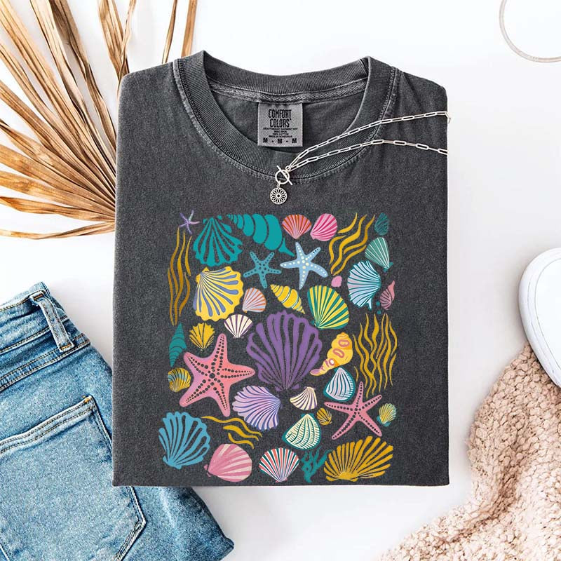 Vintage Seashells Ocean T-Shirt
