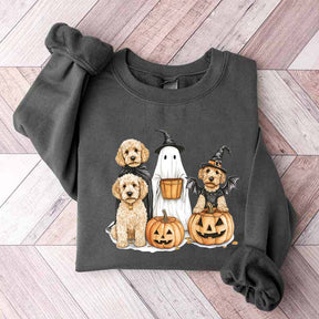 Halloween Goldendoodle Ghost Dog Lover Sweatshirt