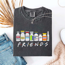 Nurse Friends Propofol CRNA Medical Critical Care T-Shirt