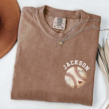 Custom Baseball Tball Mom T-Shirt