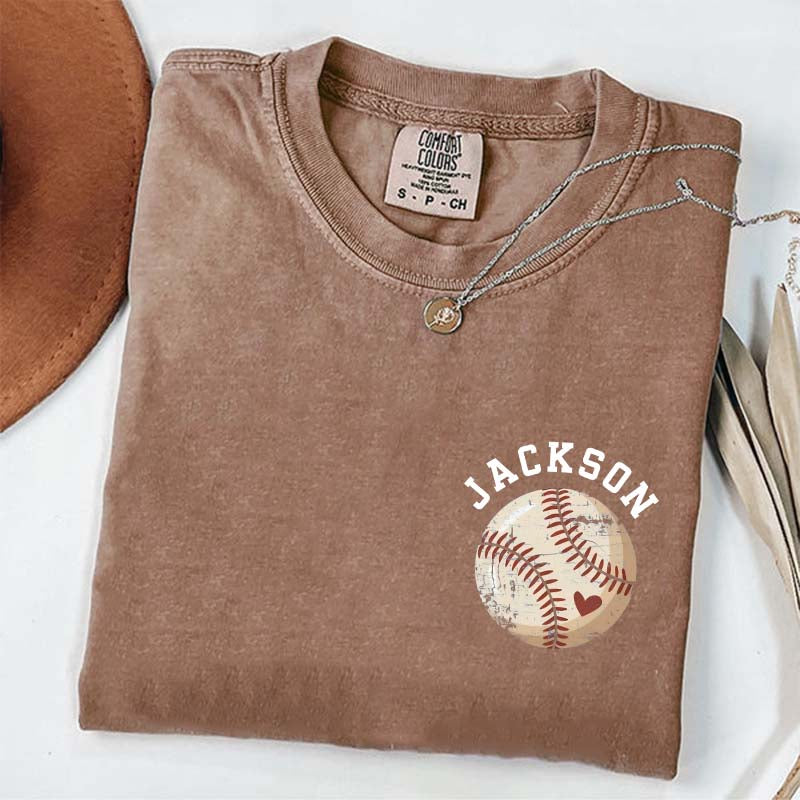 Custom Baseball Tball Mom T-Shirt