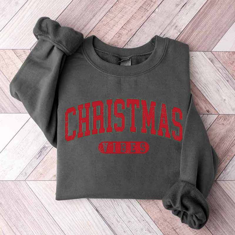 Retro Christmas Vibes Gift Sweatshirt
