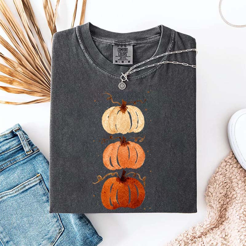 Cute Watercolor Pumpkin T-Shirt