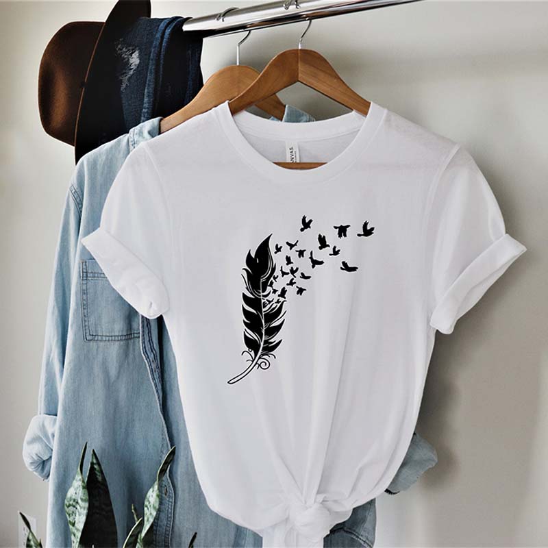 Feather Birds Lovers T-Shirt