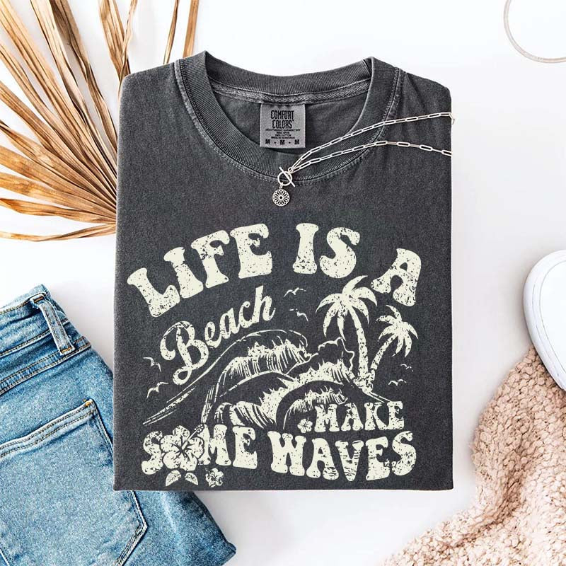 Comfort Colors Beach Graphic T-Shirt