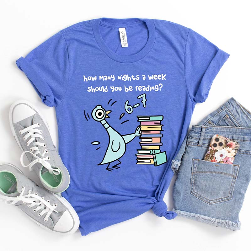 Pigeon 6-7 Reading T-Shirt