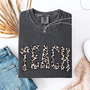 Comfort Colors Leopard Teacher T-Shirt