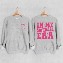 Personalized In My Softball Era Sweatshirt