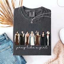Custom Comfort Colors Catholic Saint T-Shirt