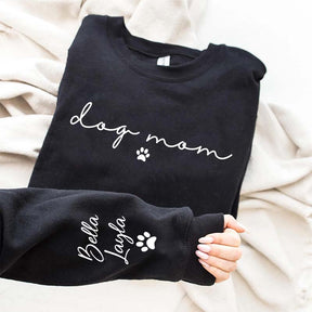 Custom Dog Mom Gift Sweatshirt
