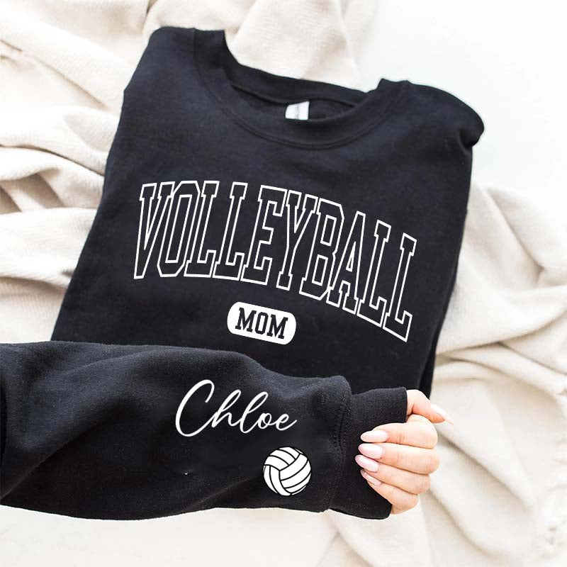 Personalized Volleyball Mom Sweatshirt