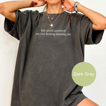 Hey Quick Question Are You Kidding Me T-Shirt