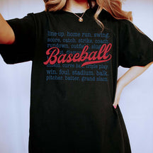 Retro Baseball Mama Gift T-Shirt