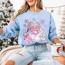 Retro Santa Bubblegum Sweatshirt
