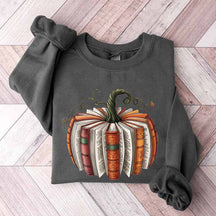 Fall Book Pumpkin Halloween Sweatshirt