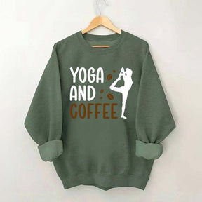 Yoga And Coffee Sweatshirt