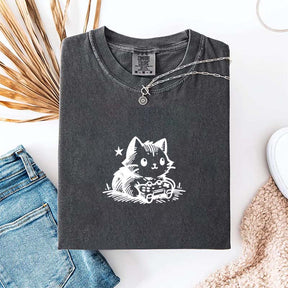 Gamer Cat Funny Gamer T-Shirt