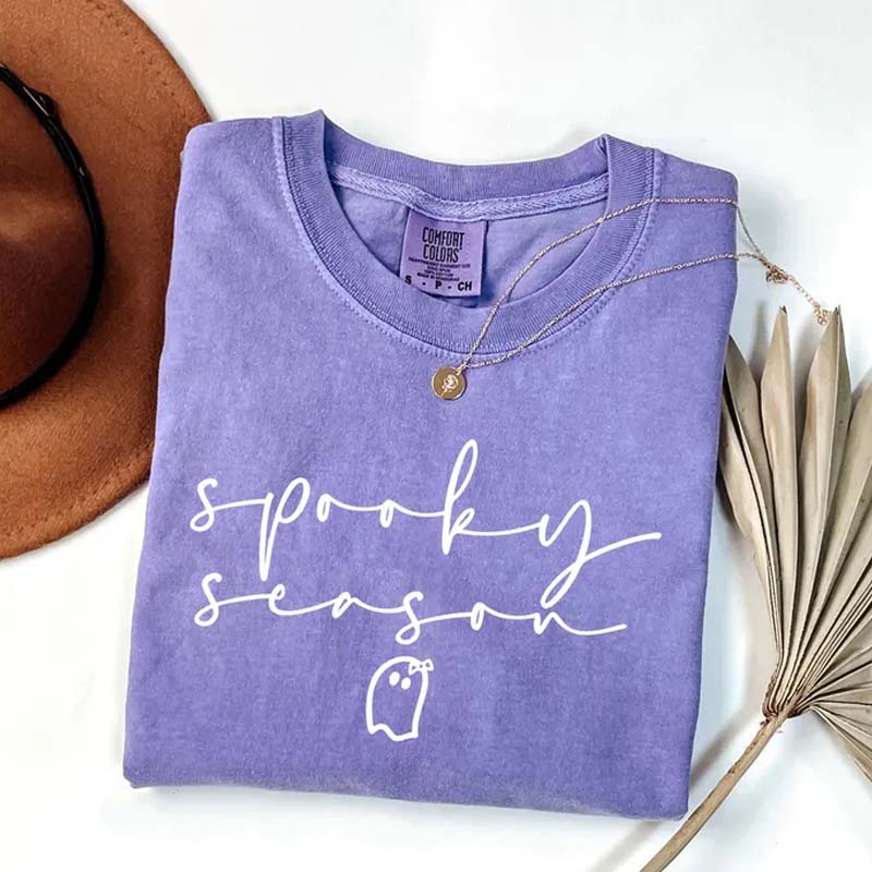 Comfort Colors Cute Spooky Season Fall T-Shirt