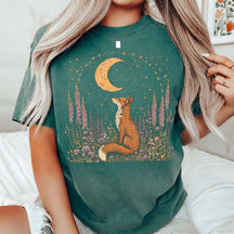 Celestial Fox Goblincore Cottagecore T-Shirt