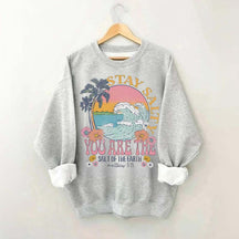 Stay Salty Bible Verse Beach Sweatshirt