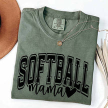 Softball Mama Comfort Color T-Shirt