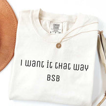I Want It That Way Backstreet Boy Band T-Shirt