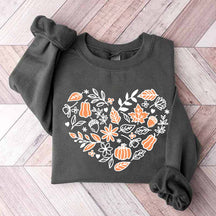 Vintage Pumpkin Cottagecore Fall Sweatshirt