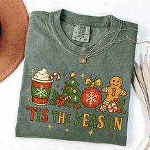 Comfort Colors Christmas Tis the Season T-Shirt