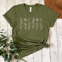 Foxglove Daisy Tulip T-Shirt