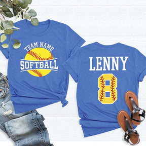 Personalized Softball Team T-Shirt