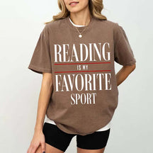 Reading is My Favorite Sport Comfort Colors T-Shirt