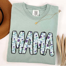 Vintage Floral Mama Mothers Day T-Shirt