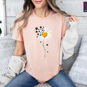 Dog Mom Daisy Flower T-Shirt