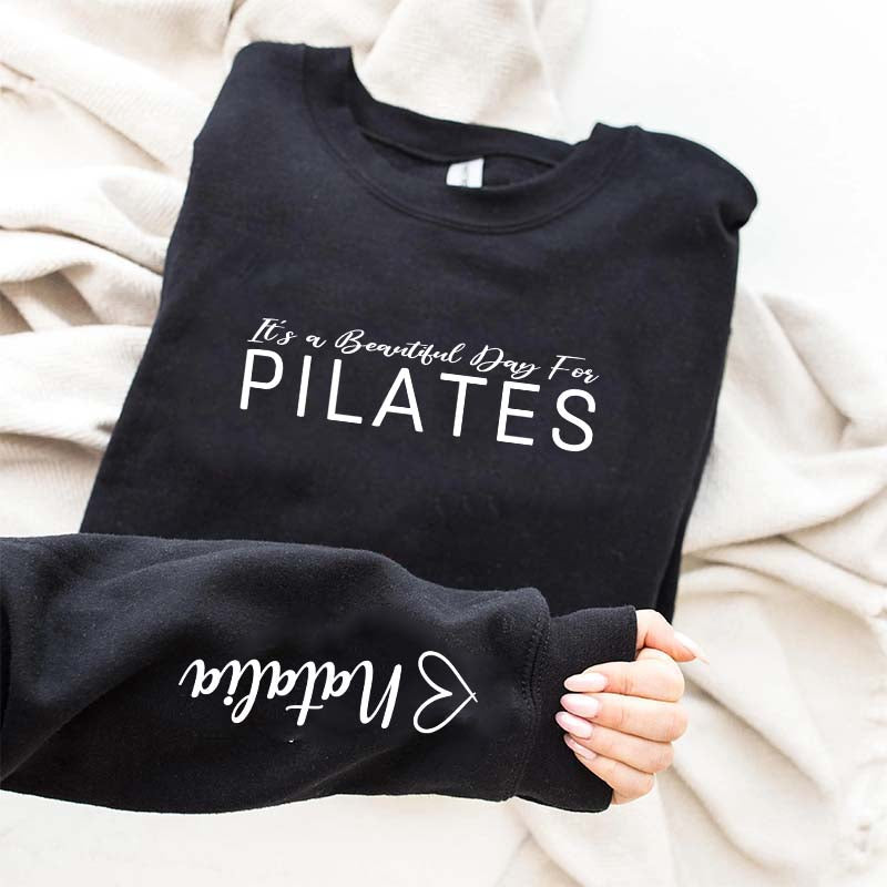 Personalized Pilates Mom Sweatshirt