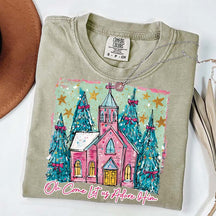Oh Come Let Us Adore Him Christmas T-Shirt