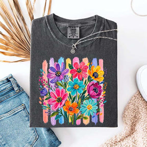 Comfort Colors Daisy Brushstroke Floral T-Shirt