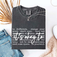 It's Okay Inspirational T-Shirt