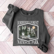 Retro Funny Forbidden Forest National Park Sweatshirt