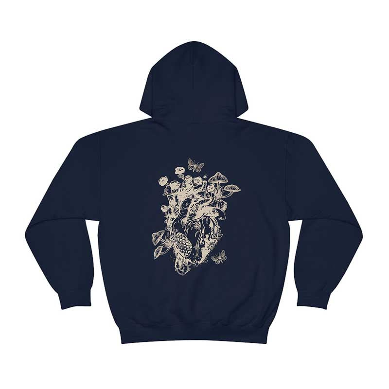 Fairy Grunge Cottagecore Mushroom Hoodie