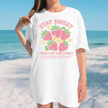 Boho Fruits of the Spirit Bible Verse T-Shirt
