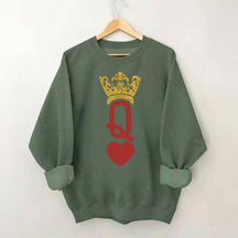 Queen Of Hearts Sweatshirt